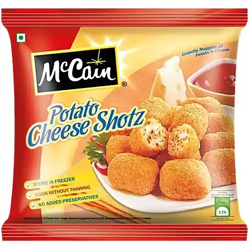 MCCAIN POTATO CHEESE SHOTZ -400G